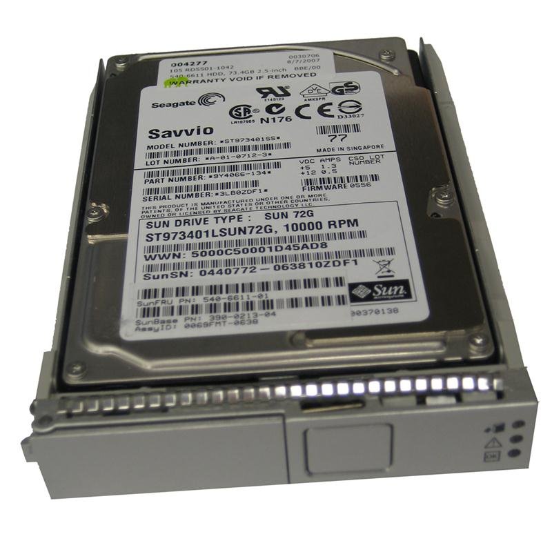 Sun 73GB 10000RPM SAS 3Gbps Hot-Swap 2.5-inch Int - 540-6611