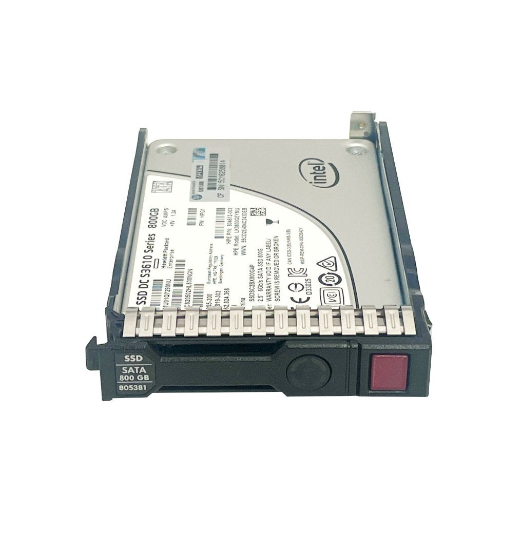 HPE 800GB SATA 6Gb/s Hot Swap Mixed Use 2.5-inc - 805381-001