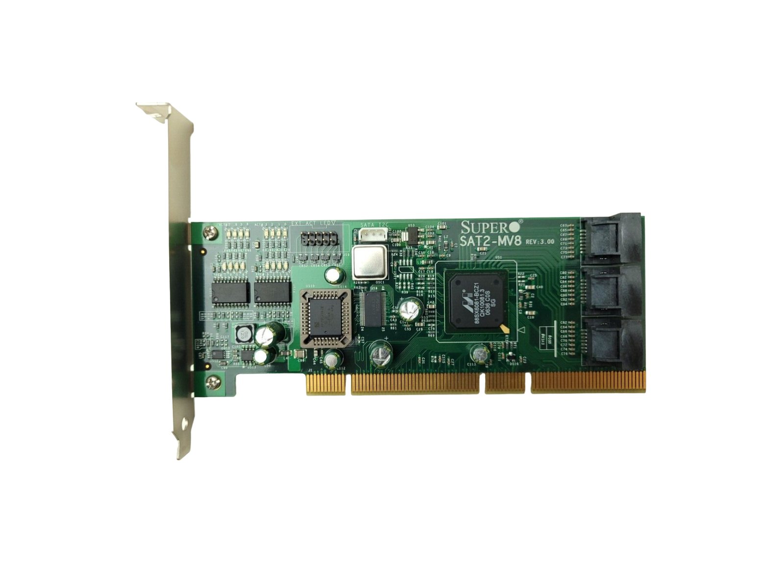 Supermicro 8-Ports SATA 3Gb/s PCI-X Low Profi - AOC-SAT2-MV8