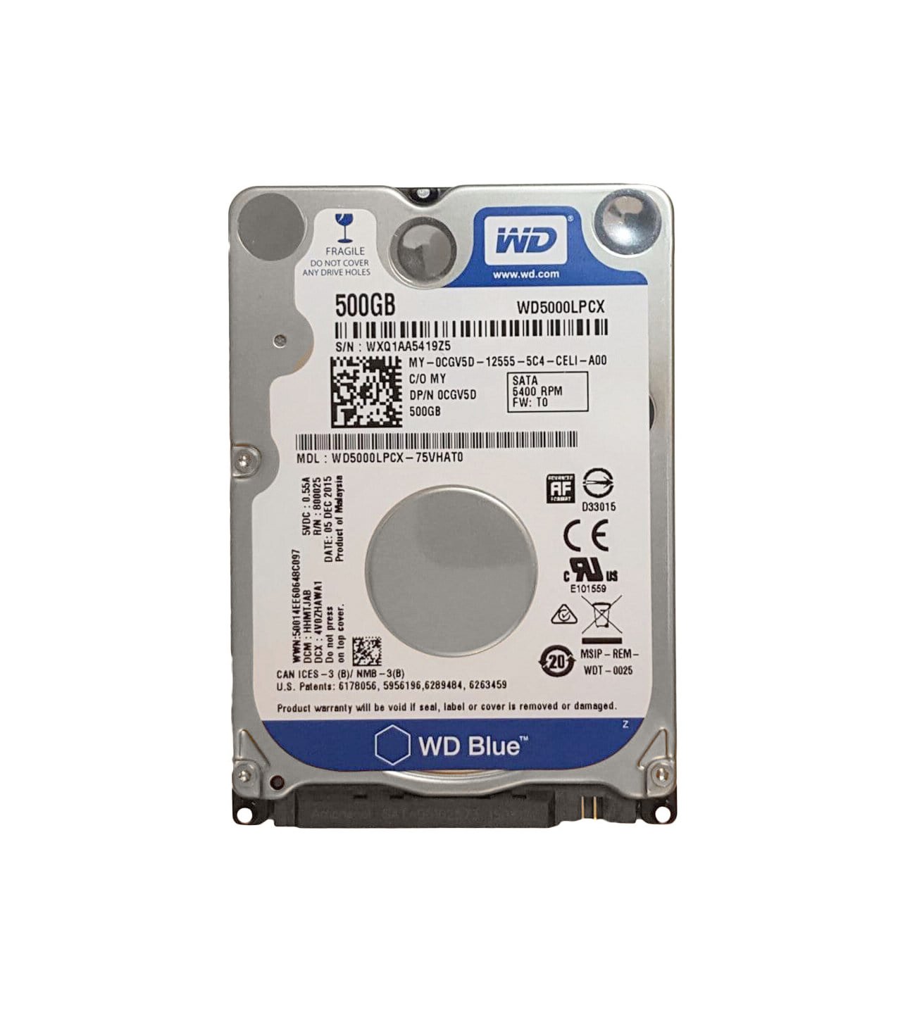 Dell 500GB SATA 6Gb/s 5400RPM 2.5-inch Internal Hard - CGV5D