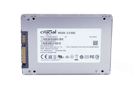 Crucial MX200 250GB SATA 6Gb/s MLC 2.5-inch - CT250MX200SSD1