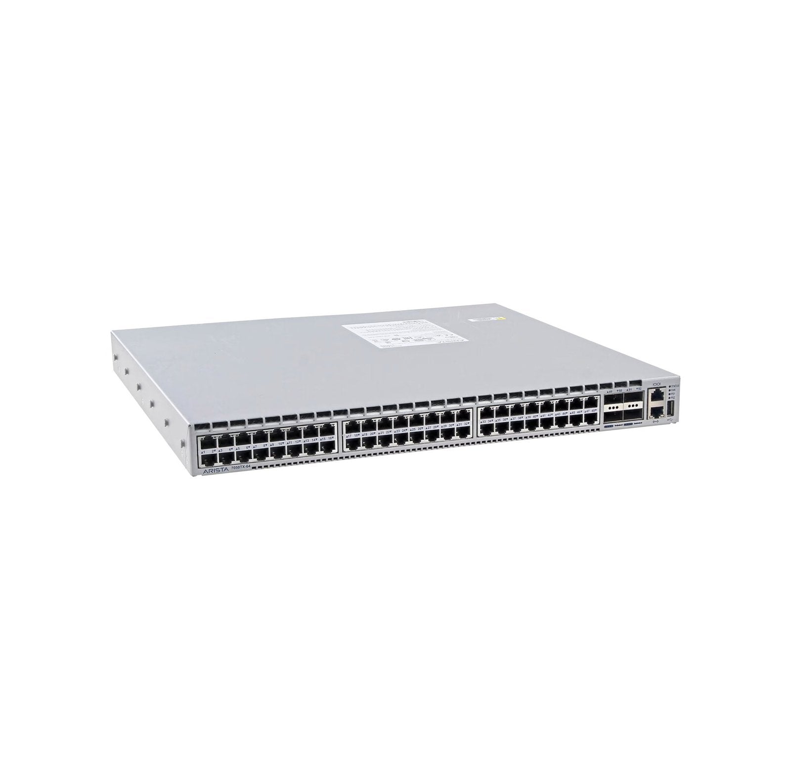 Arista 7050X Series 48-Ports 1/10GBASE-T E - DCS-7050TX-64-R