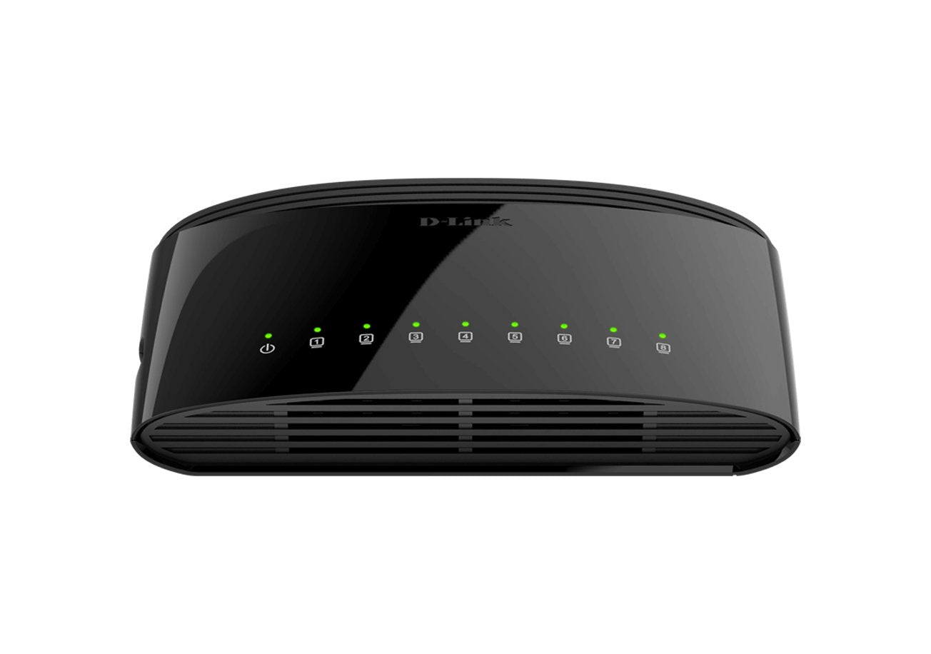 D-Link 8-Ports 10/100BASE-T Ethernet Desktop Net - DGS-1008G