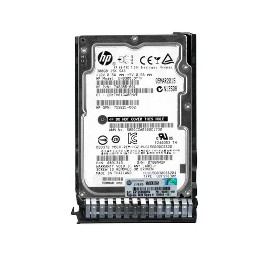 HP 300GB SAS 12Gb/s Hot Swap 15000RPM 2.5-inch - EH0300JDYTH