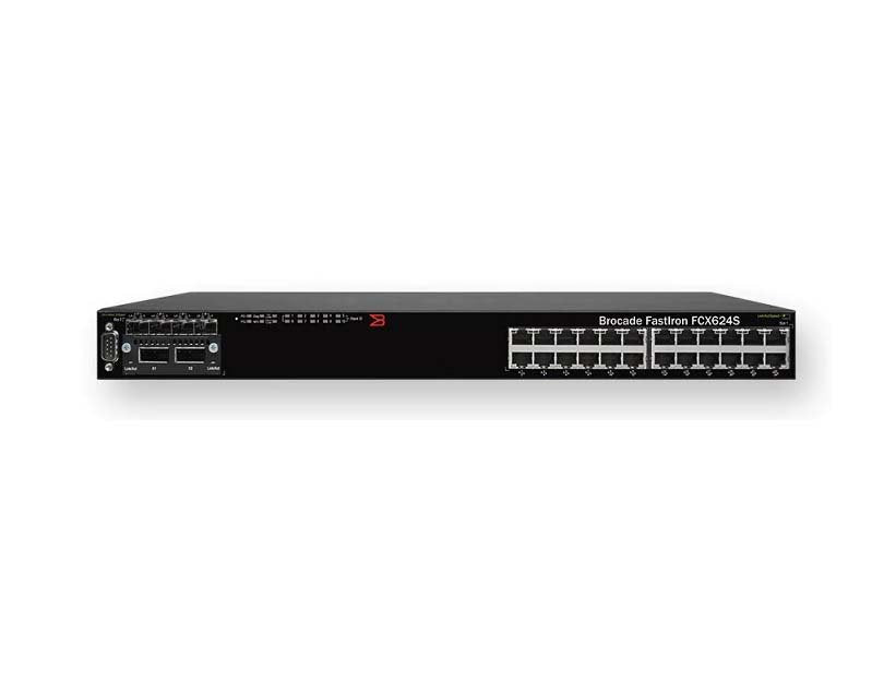 Brocade FCX 624S 24-Ports 10/100/1000BASE-T Et - FCX624S-ADV