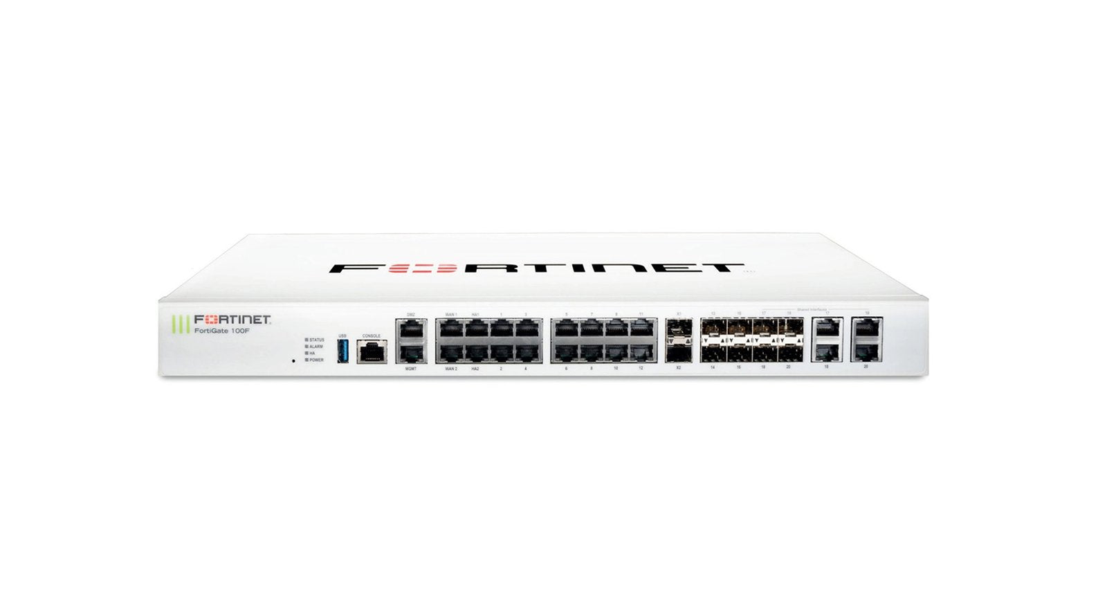 Fortinet FortiGate 100F 12-Ports 10/100/1000BASE-T - FG-100F