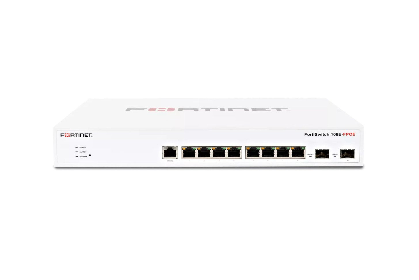 Fortinet FortiSwitch 8-Ports 10/100/1000BASE-T - FS-108E-POE