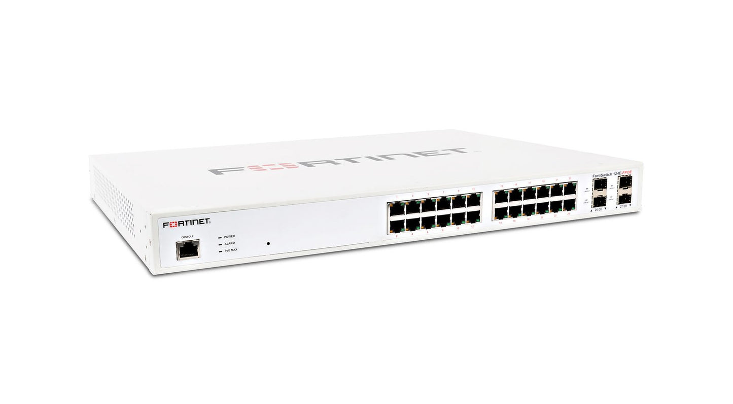 Fortinet FortiSwitch 24-Ports 10/100/1000BASE - FS-124E-FPOE