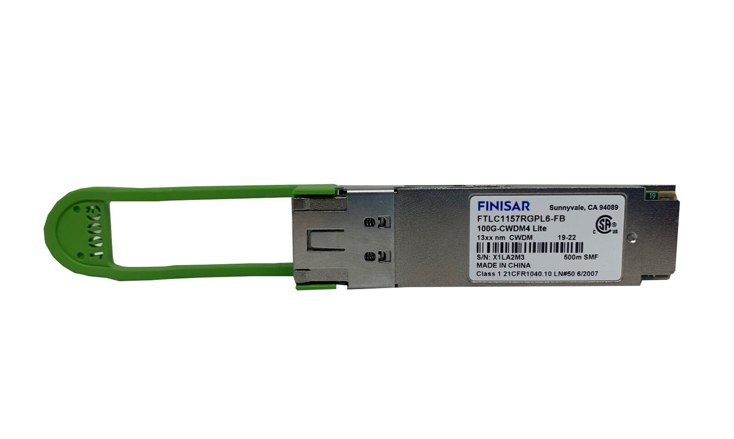 Finisar 100Gbps 2km 1310nm QSFP28 Transce - FTLC1157RGPL6-FB
