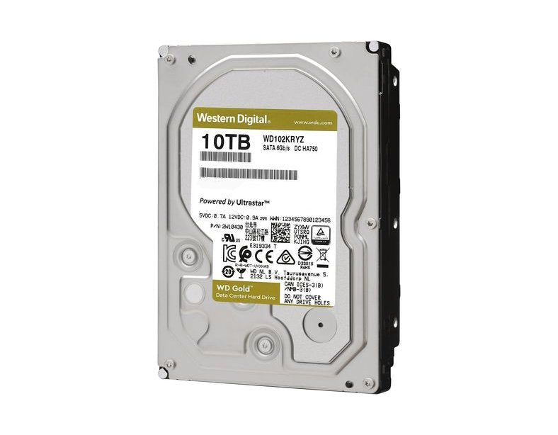 Western Digital Gold Enterprise 10TB SATA 6Gb/s - WD102KRYZ