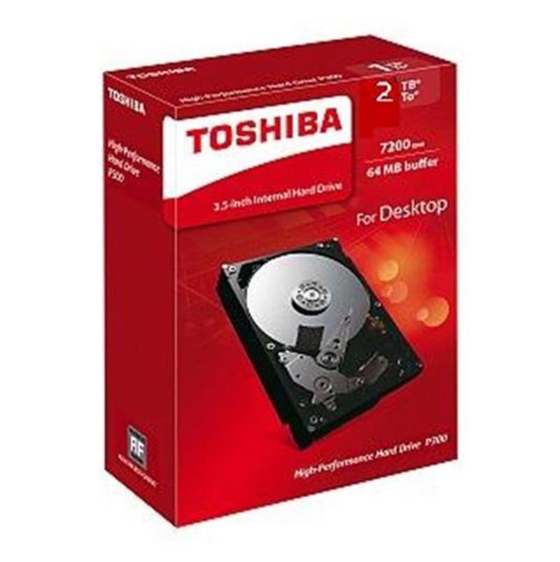 Toshiba P300 2TB 7200RPM 64MB Cache SATA 6Gb/ - HDWD120XZSTA
