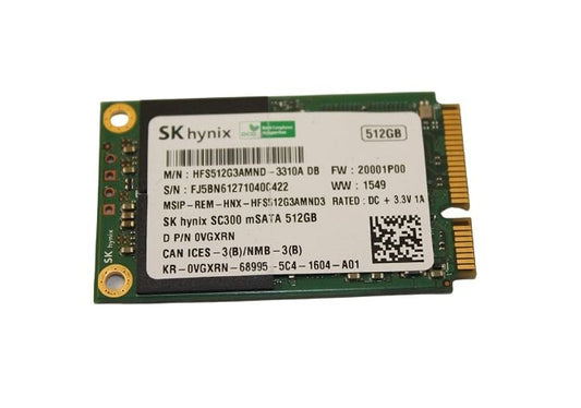 Hynix 512GB mSATA 6Gb/s Mini PCI-Expres - HFS512G3AMND-3310A