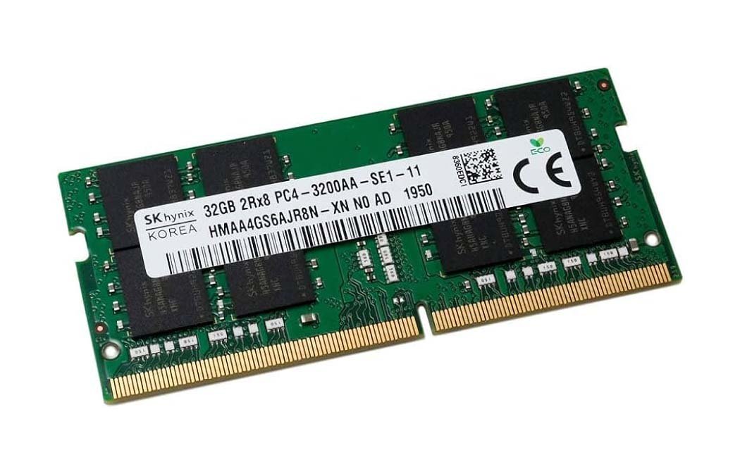 Hynix 32GB 3200MHz DDR4 PC4-25600 Non-ECC - HMAA4GS6AJR8N-XN