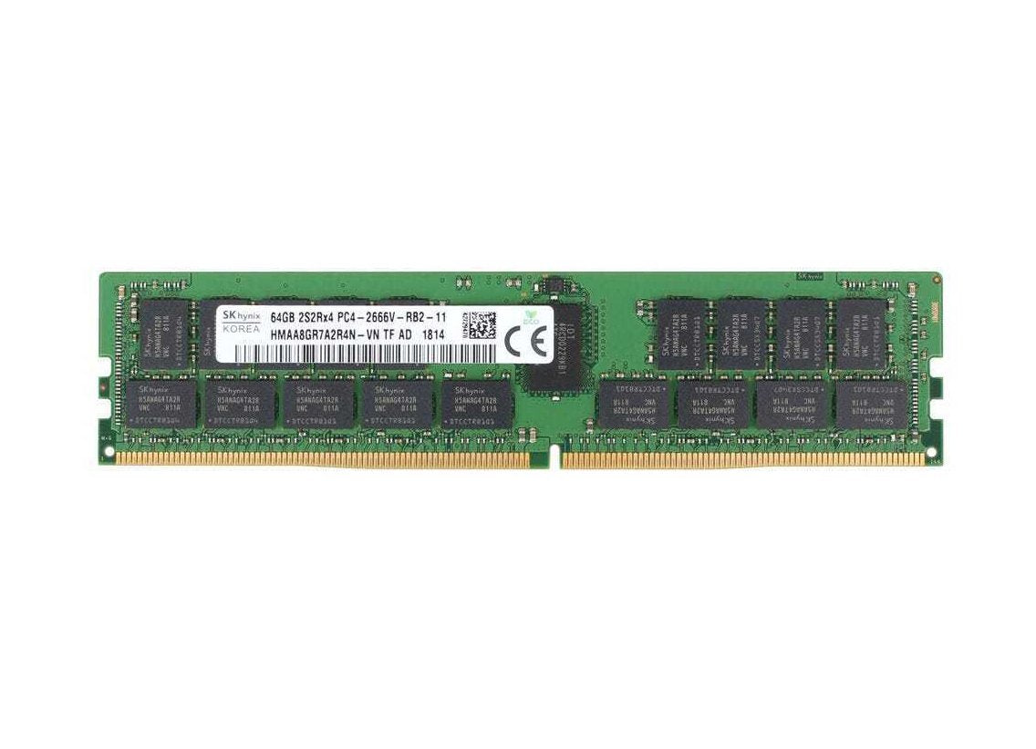 Hynix 64GB 2666MHz DDR4 PC4-21300 ECC Reg - HMAA8GR7A2R4N-VN