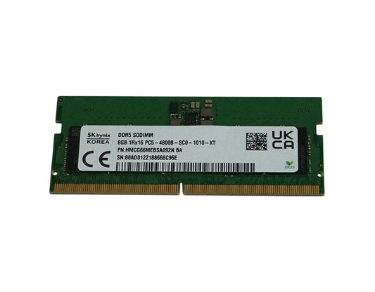Hynix 8GB 4800MHz DDR5 PC5-38400 Non-ECC C - HMCG66MEBSA092N