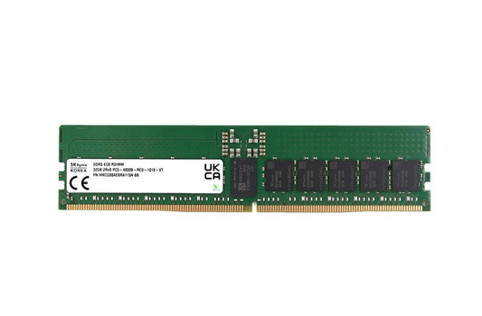 SK Hynix 32GB 4800MHz DDR5 PC5-38400 ECC R - HMCG88AEBRA115N