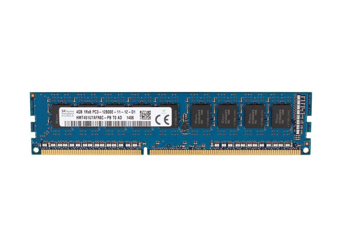 Hynix 4GB 1600MHz DDR3 PC3-12800 ECC Unbu - HMT451U7AFR8C-PB