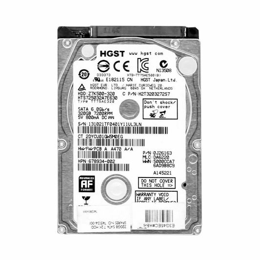 Hitachi Travelstar Z7K500 320GB SATA 6Gb/s - HTS725032A7E630