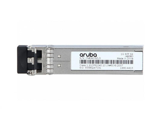 HPE Aruba 1GBASE-SX Multi-mode Fibre 500m 850nm Dup - J4858D