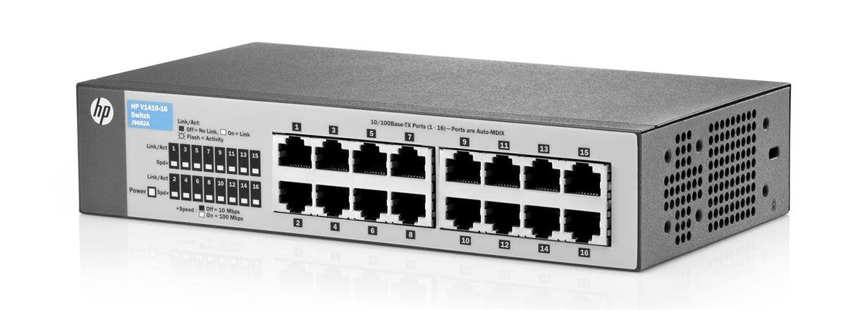HP 1410-16 16-Ports 16 x RJ-45 10/100Base-T Layer-3 - J9662A