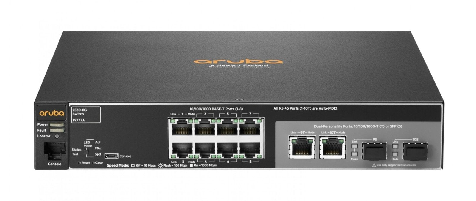 HP Aruba 2530 8-Ports 10/100/1000 Ethernet Laye - J9777A#ACC