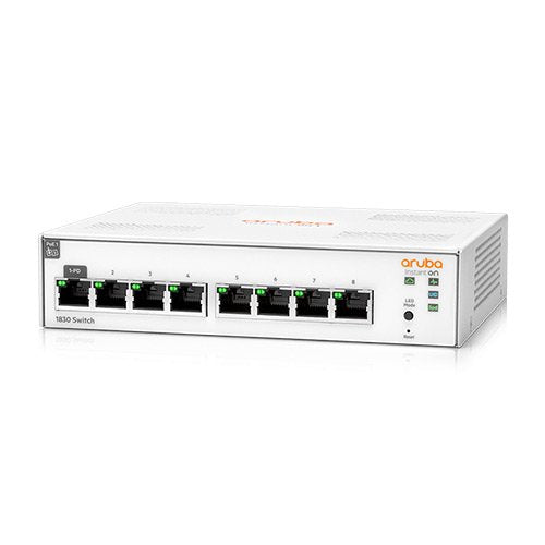 HPE Aruba Instant On 1830 8-Port 10Gb/s PoE Managed - JL810A