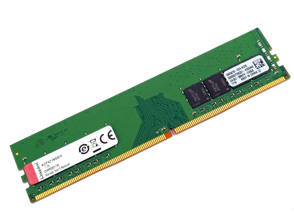 Kingston 4GB 2133MHz DDR4 PC4-17000 Non-ECC CL - KCP421NS8/4