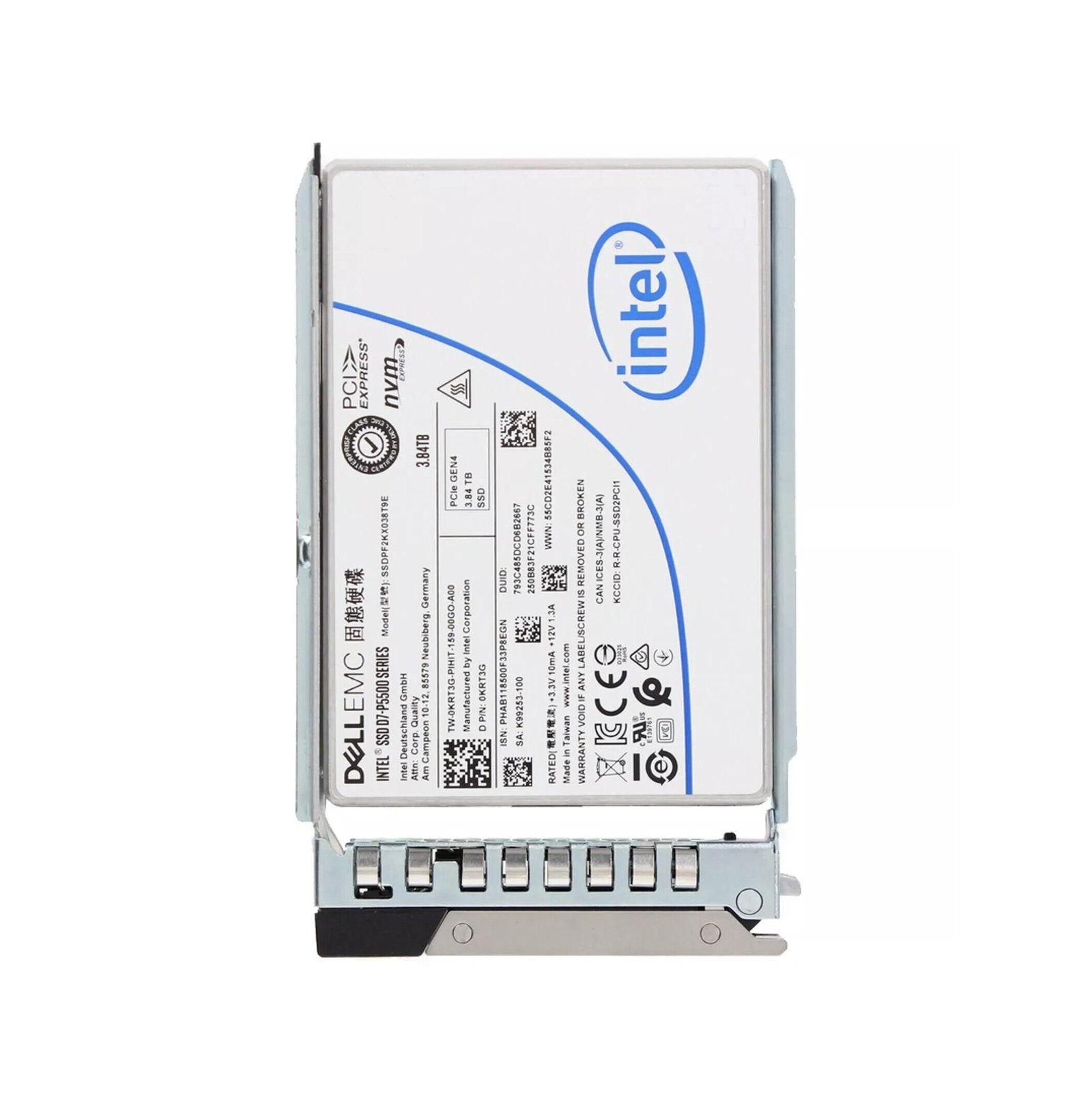 Dell 3.84TB PCI-Express 4.0 x4 NVMe Read Intensive U - KRT3G