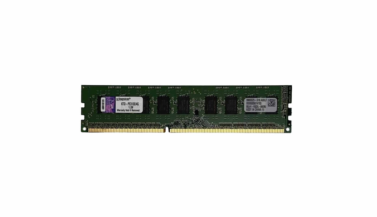 Kingston 4GB 1333MHz DDR3 PC3-10600 ECC Unbu - KTD-PE313E/4G