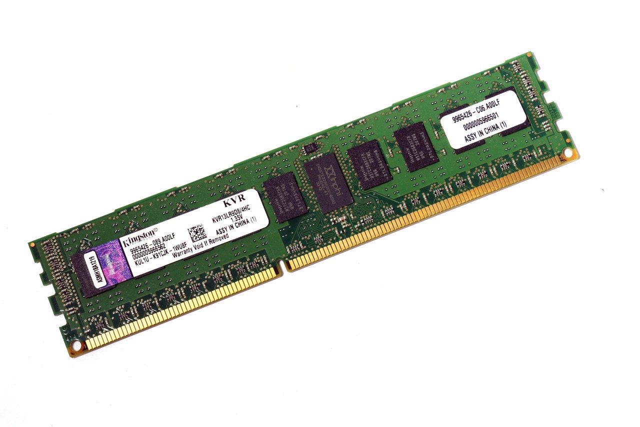 Kingston 4GB 1333MHz DDR3 PC3-10600 ECC Reg - KVR13LR9D8/4HC