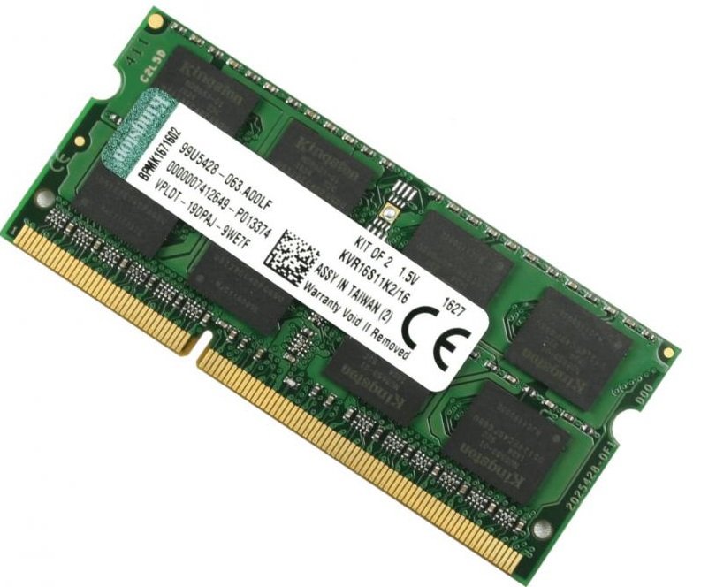 Kingston 16GB (2x 8GB) 1600MHz DDR3 PC3-1280 - KVR16S11K2/16