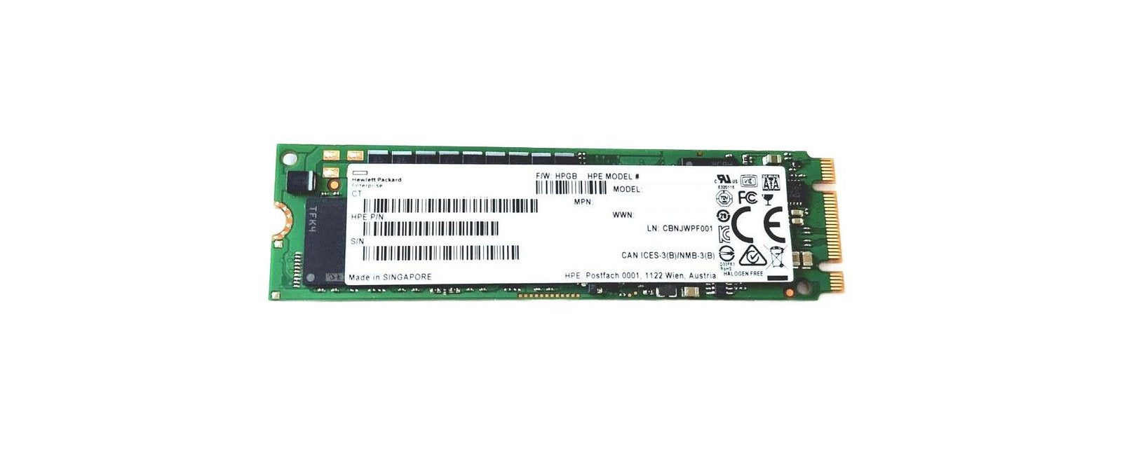 HP 512GB PCI-Express 3.0 x4 NVMe M.2 2280 Solid - L01433-002