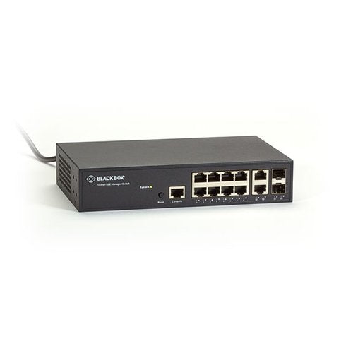 Black Box Gigabit Ethernet(1000-Mbps)Managed Swit - LGB1110A
