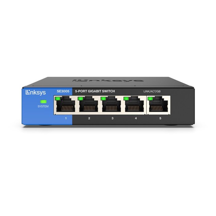 Linksys 5-Ports 10/100/1000BASE-T Ethernet Network - LGS105