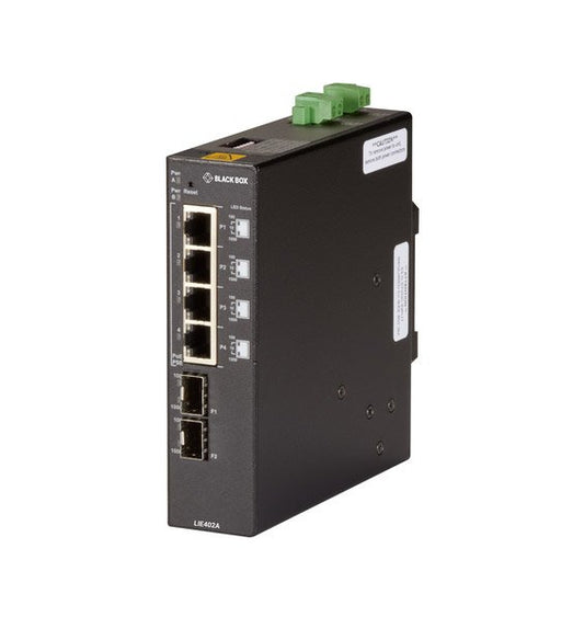 Black Box Gigabit Ethernet Poe++ Industrial Networ - LIE402A