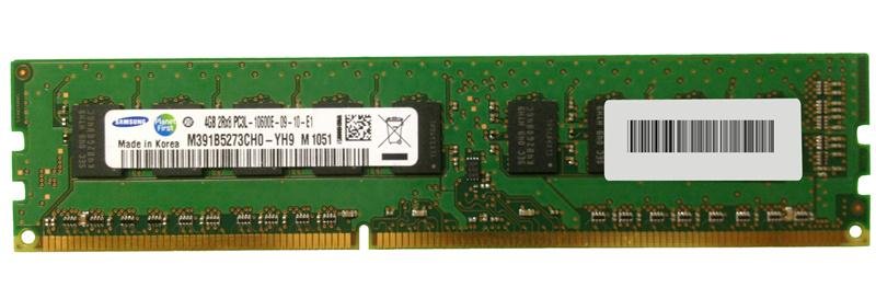 Samsung 4GB 1333MHz DDR3 PC3-10600 ECC U - M391B5273CH0-YH9