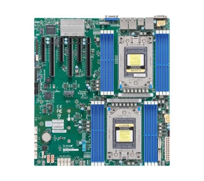 Supermicro EPYC 7003/7002 Dual Socket SP3 Server Motherboard - MBD-H12DSI-NT6-O
