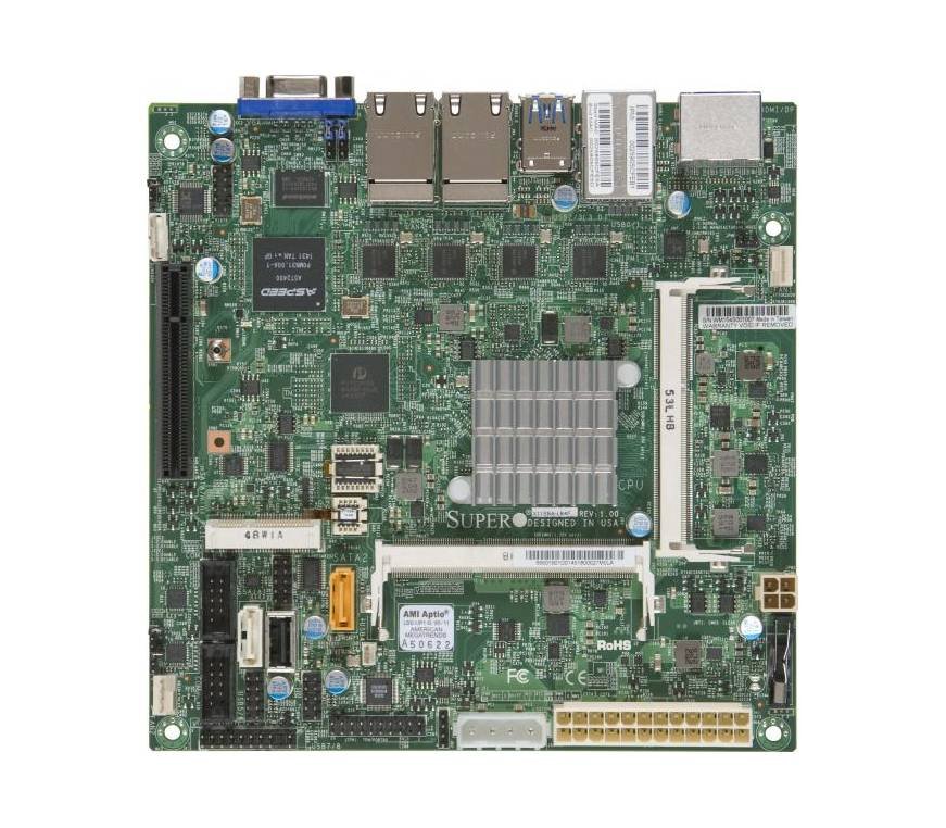 Supermicro Pentium N3710 Single Socket BGA - MBD-X11SBA-LN4F