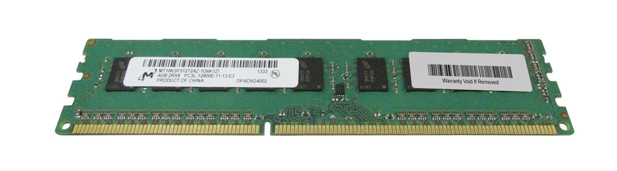Micron 4GB 1600MHz DDR3 PC3-12800 U - MT18KSF51272AZ-1G6K1ZI