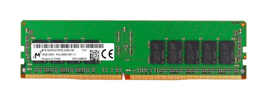 Micron 16GB 2666MHz DDR4 PC4-21300 E - MTA18ASF2G72PDZ-2G6D1