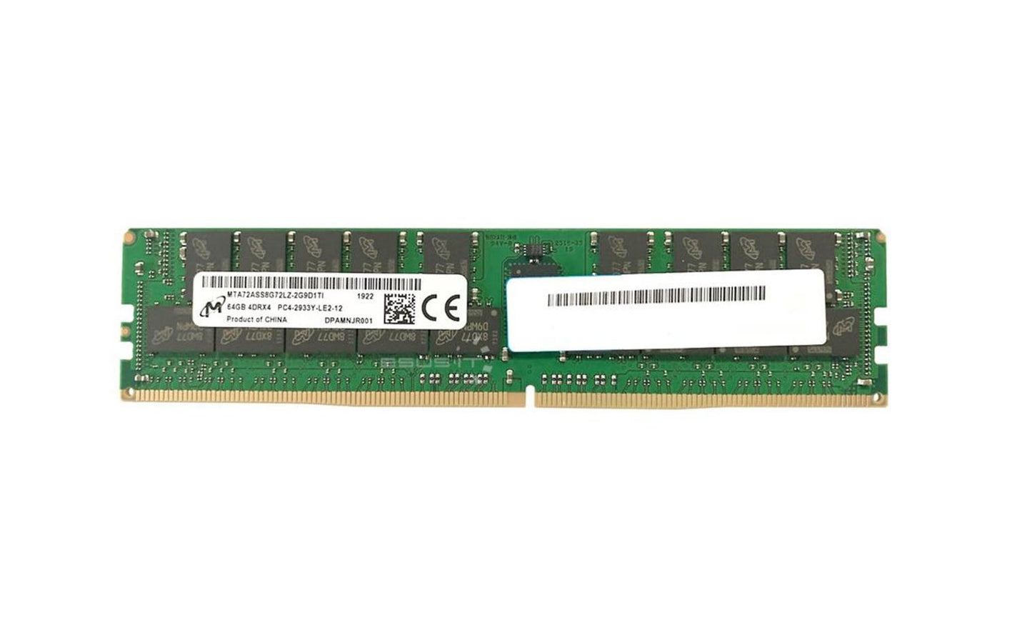 Micron 64GB 2933MHz DDR4 PC4-23400 ECC - MTA72ASS8G72LZ-2G9