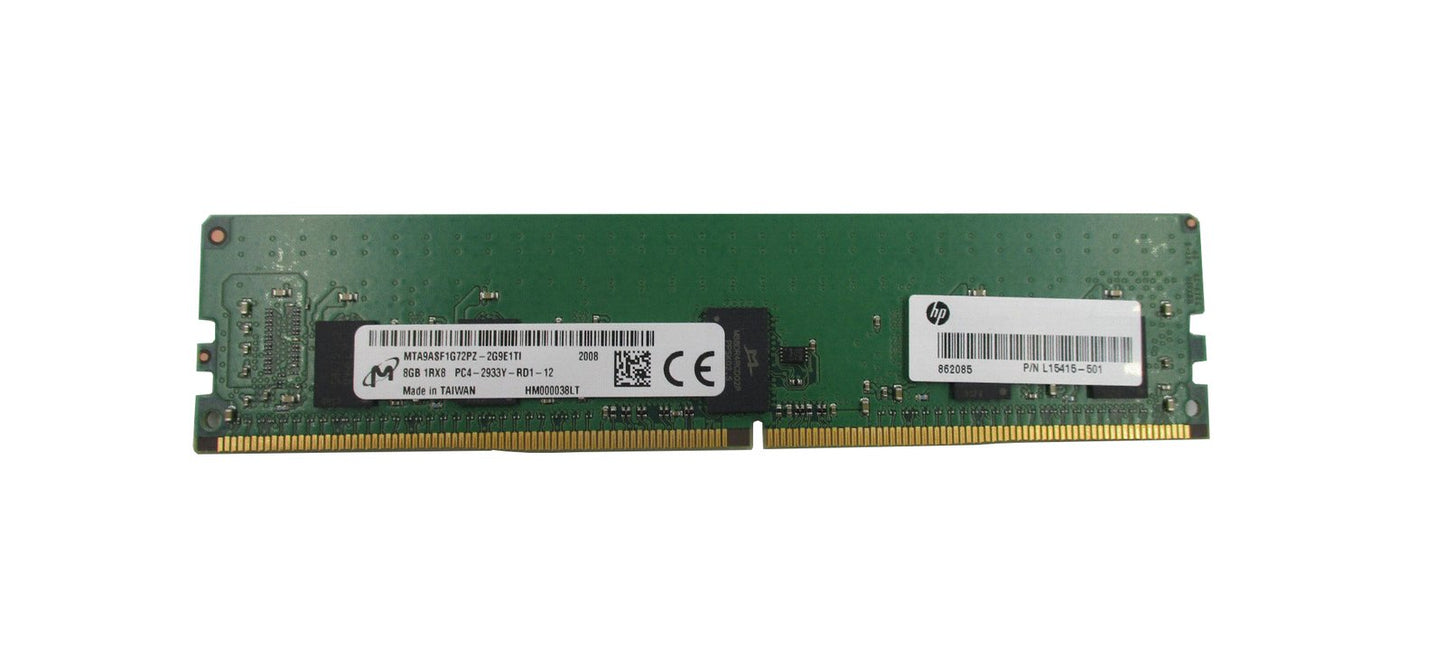 Micron 8GB 2933MHz DDR4 PC4-23400 EC - MTA9ASF1G72PZ-2G9E1TI
