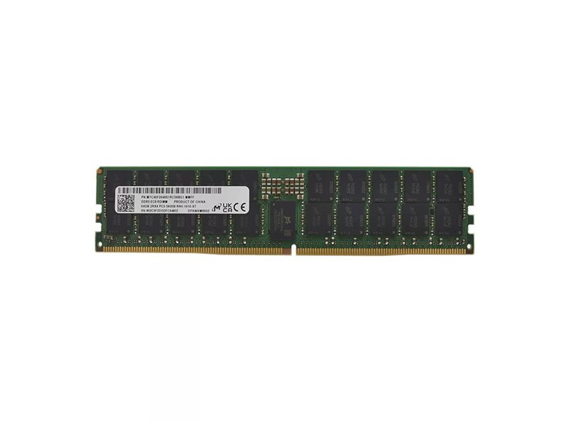 Micron 64GB 5600MHz DDR5 PC5-44800 ECC - MTC40F2046S1RC56BG1
