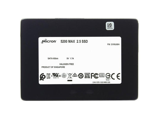 Micron 5200 Max 960GB SATA 6Gb/s Mixed Use T - MTFDDAK960TDN