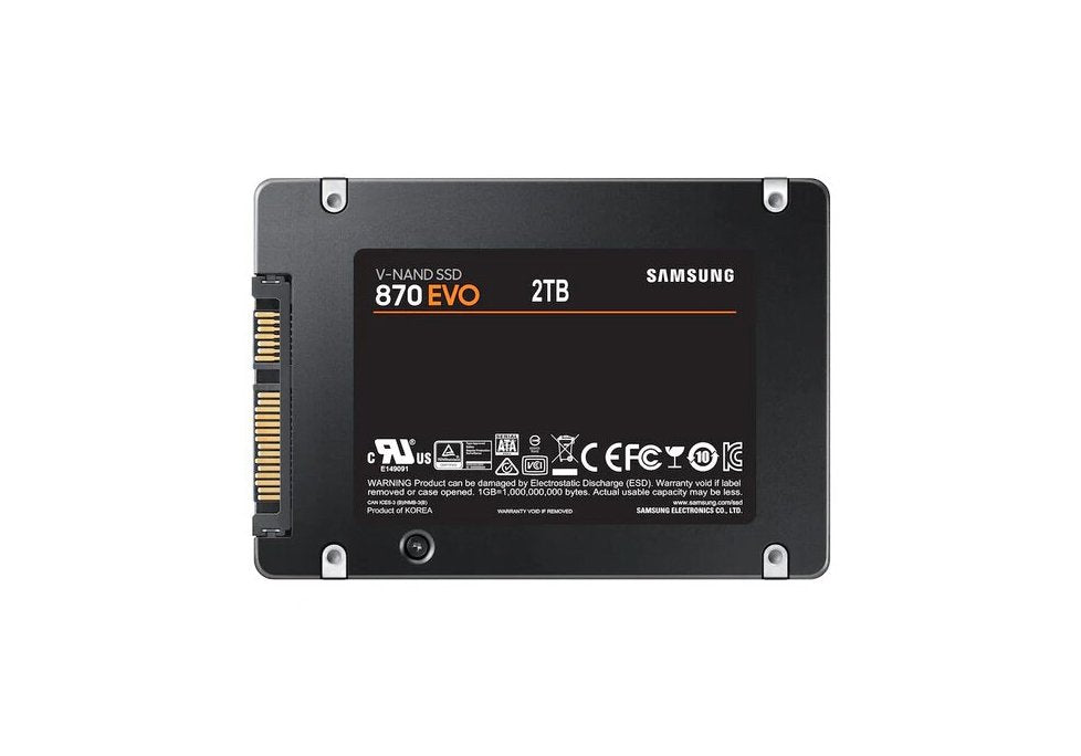 Samsung 870 Evo 2TB SATA 6Gb/s 3D NAND MLC (AES - MZ-77E2T0