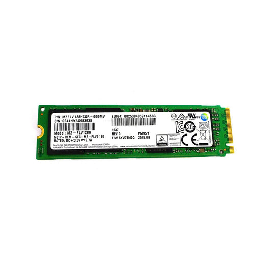 Samsung PM951 128GB PCI-Express 3.0 x4 NVMe M.2 - MZ-FLV1280