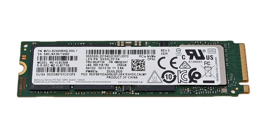 Samsung MZ-VLB256B PM981a 256GB PCI-Express 3.0 x4 NVMe TLC - MZ-VLB256B