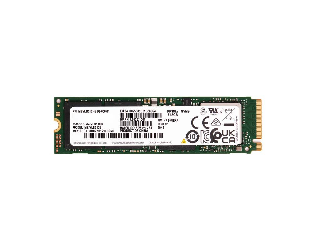 PM981a 512GB PCI-Express 3.0 x4 NVMe (v1.3) 3D NAND TLC (AES - MZ-VLB512B