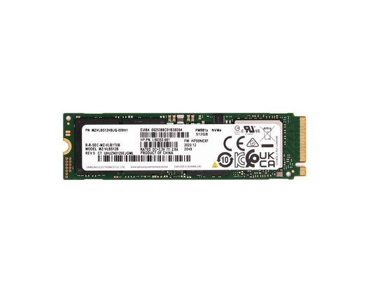 PM981a 512GB PCI-Express 3.0 x4 NVMe (v1.3) 3D NAND TLC (AES - MZ-VLB512B