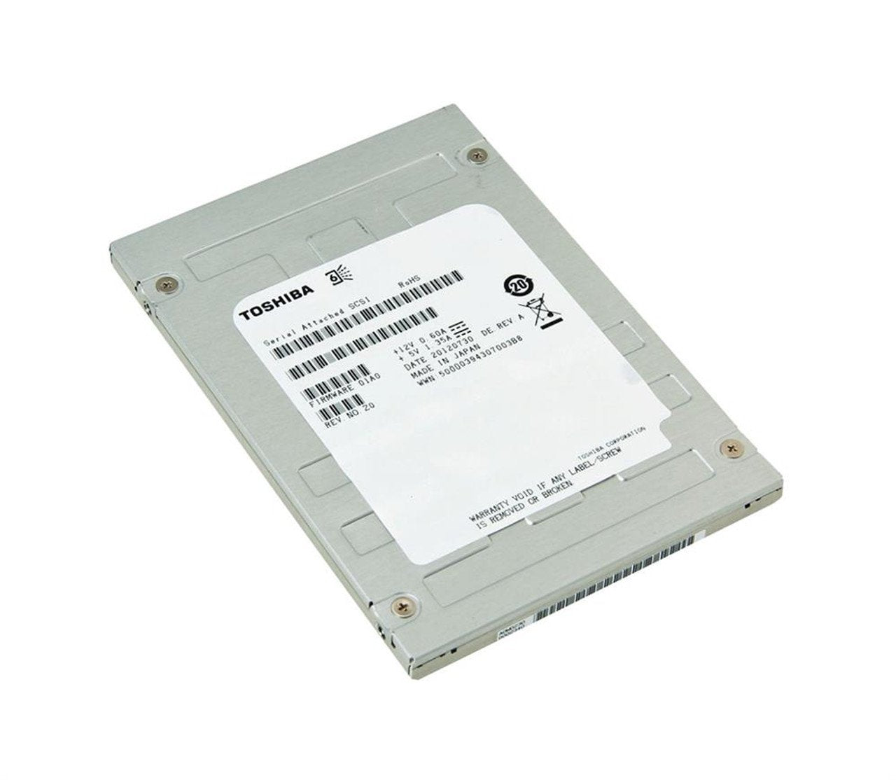 Toshiba Phoenix M2+ 400GB SAS 12Gb/s Write Inte - PX02SSF040